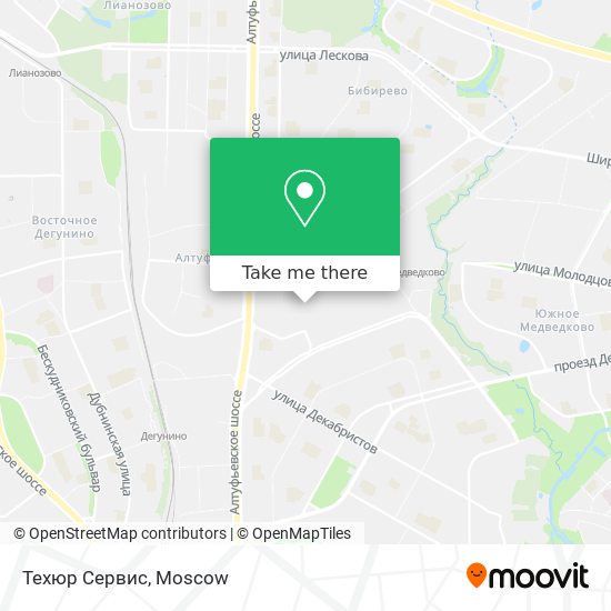 Техюр Сервис map