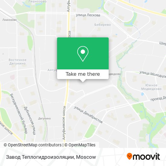 Завод Теплогидроизоляции map