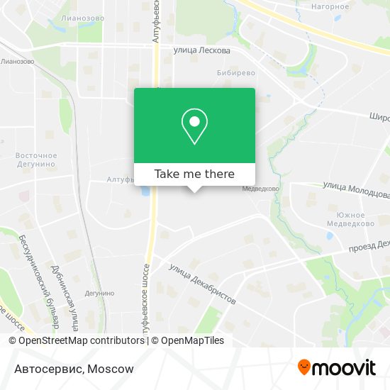 Автосервис map