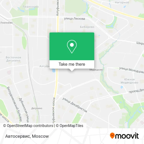 Автосервис map
