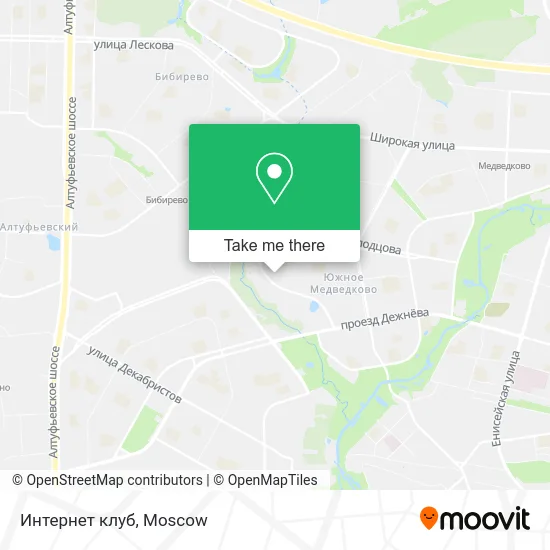 Интернет клуб map