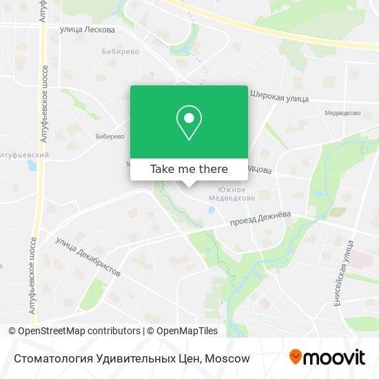 Стоматология Удивительных Цен map