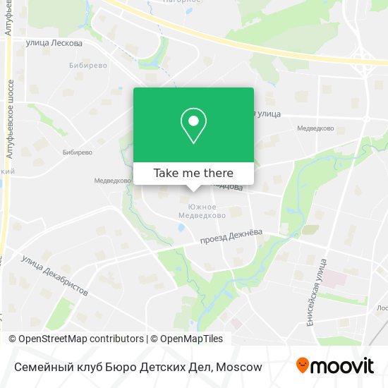 Семейный клуб Бюро Детских Дел map