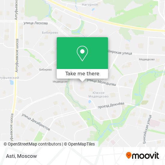 Asti map