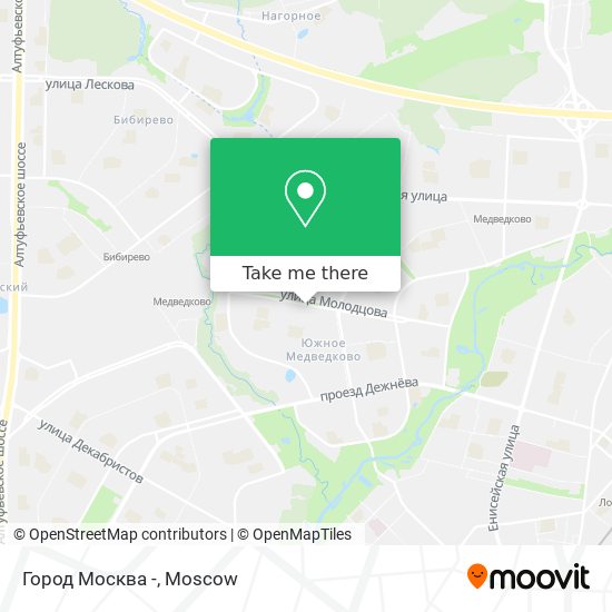 Город Москва - map