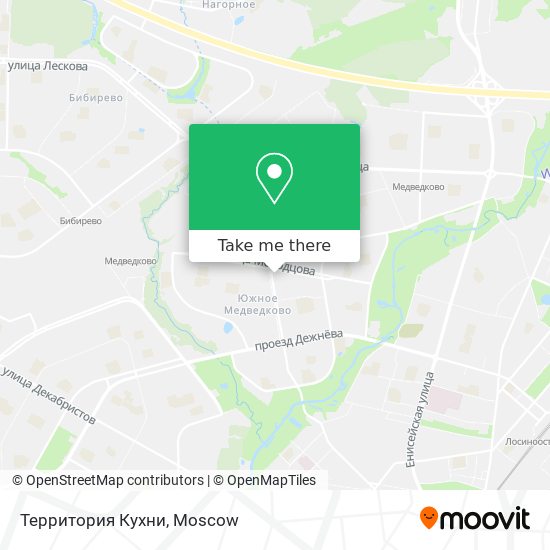 Территория Кухни map