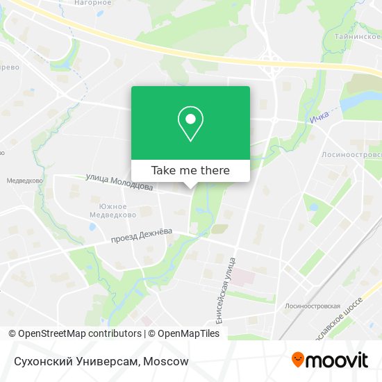 Сухонский Универсам map