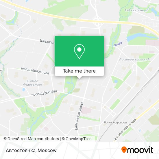 Автостоянка map