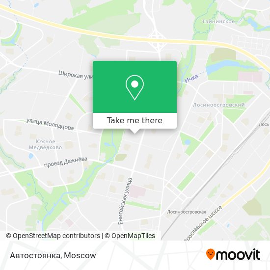 Автостоянка map