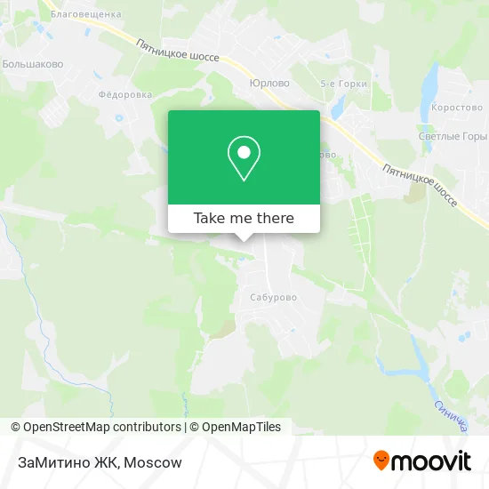 ЗаМитино ЖК map