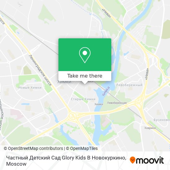Частный Детский Сад Glory Kids В Новокуркино map