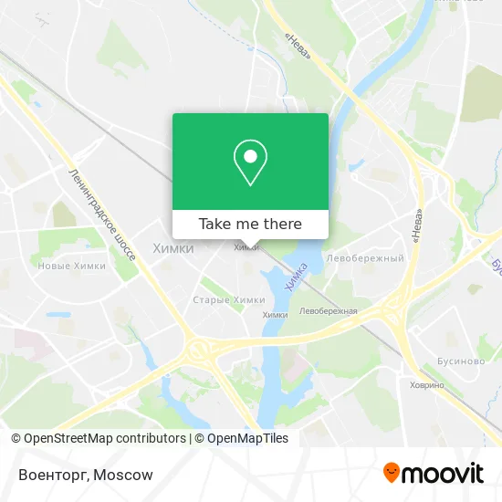 Военторг map