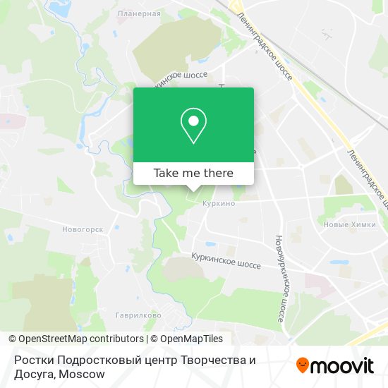 Ростки Подростковый центр Творчества и Досуга map