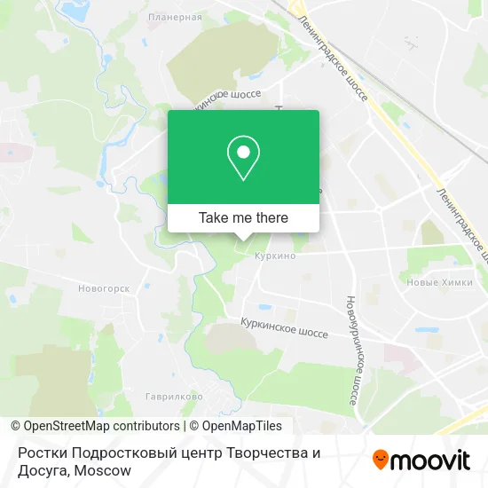 Ростки Подростковый центр Творчества и Досуга map