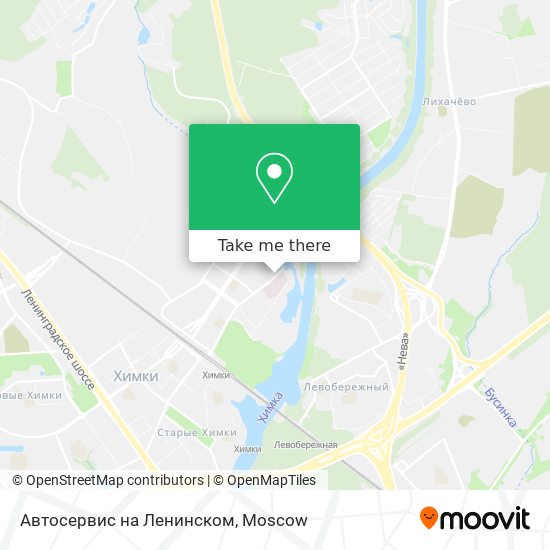 Автосервис на Ленинском map
