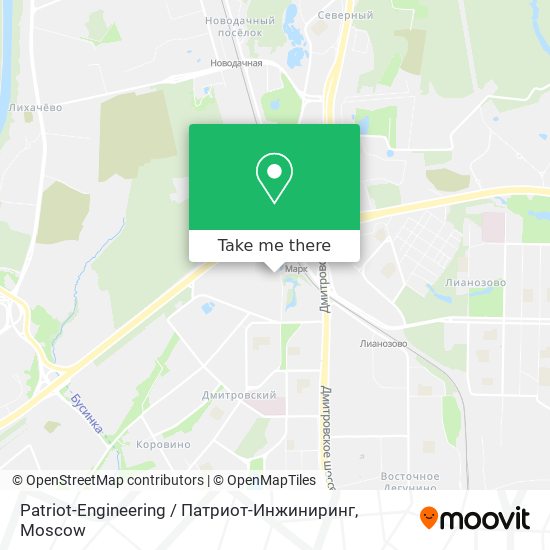 Patriot-Engineering / Патриот-Инжиниринг map