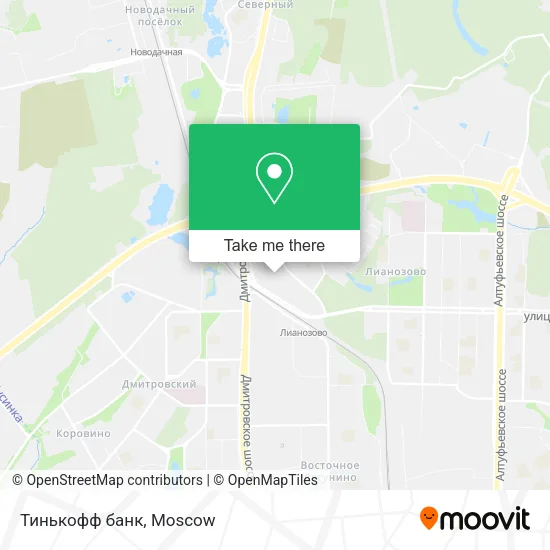 Тинькофф банк map