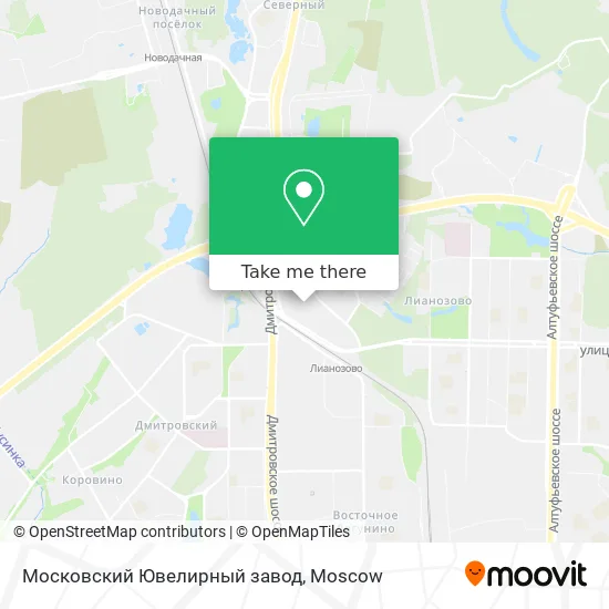 Московский Ювелирный завод map