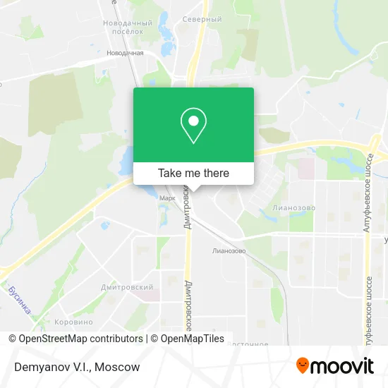 Demyanov V.I. map