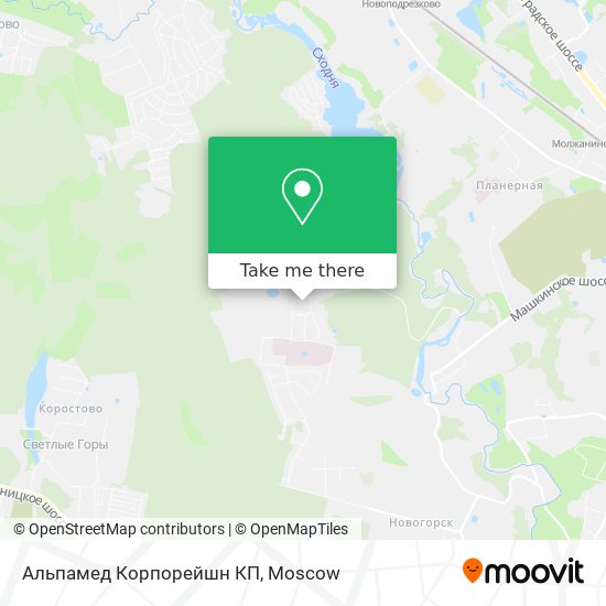 Альпамед Корпорейшн КП map