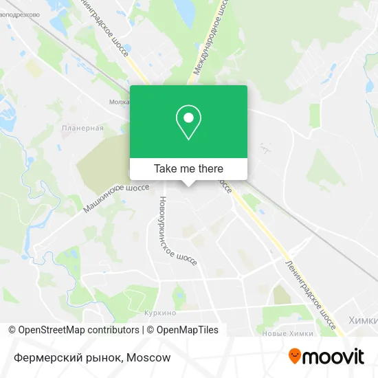 Фермерский рынок map