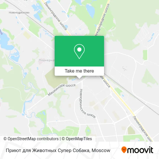 Приют для Животных Супер Собака map