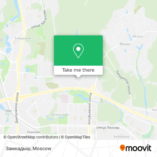 Замкадыш map