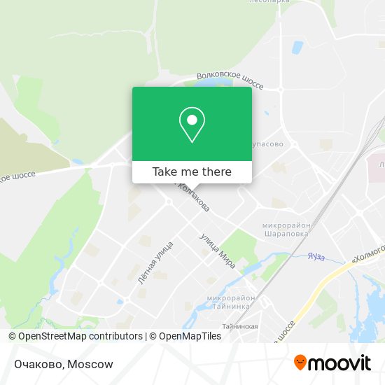 Очаково map