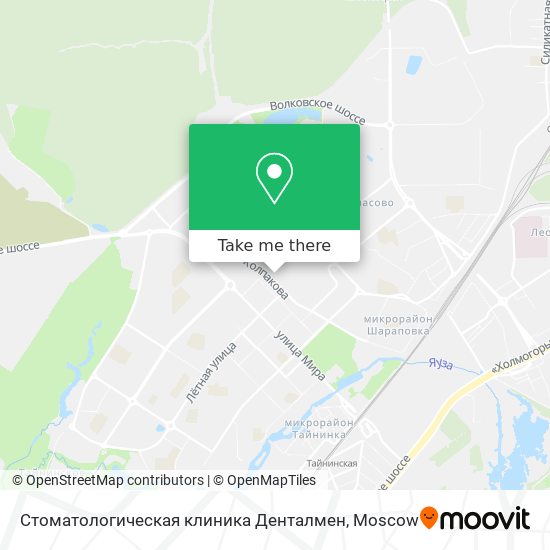 Стоматологическая клиника Денталмен map