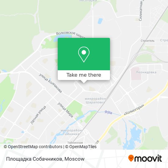 Площадка Собачников map