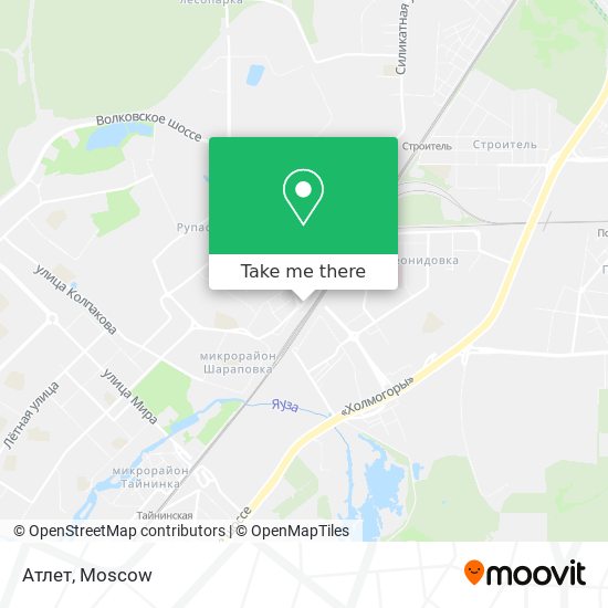 Атлет map