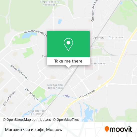 Магазин чая и кофе map