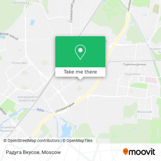 Радуга Вкусов map