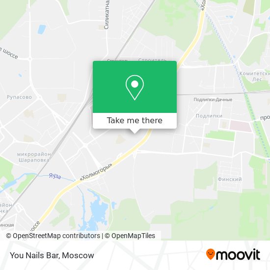 You Nails Bar map
