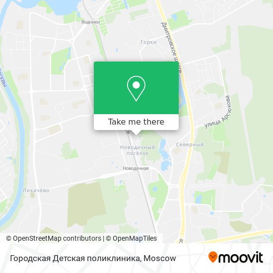 Городская Детская поликлиника map