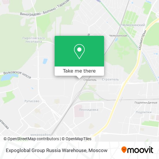 Expoglobal Group Russia Warehouse map