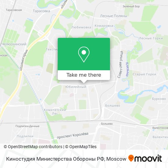 Киностудия Министерства Обороны РФ map