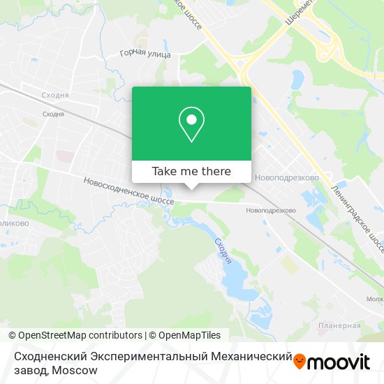 Сходненский Экспериментальный Механический завод map