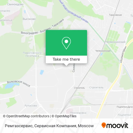 Ремгазсервис, Сервисная Компания map