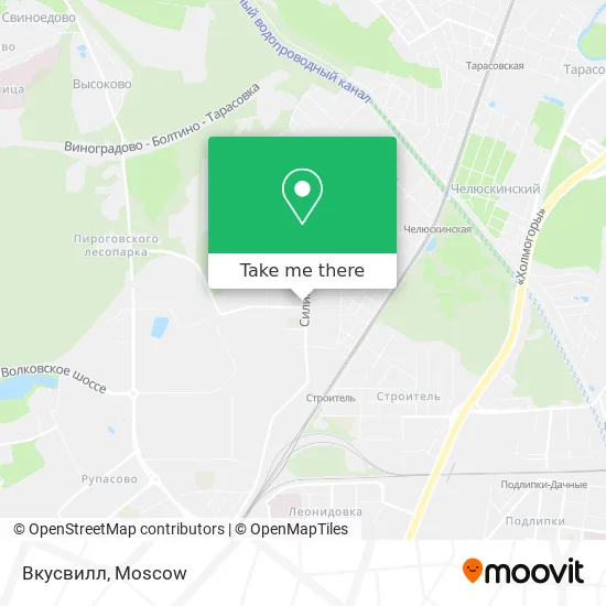 Вкусвилл map