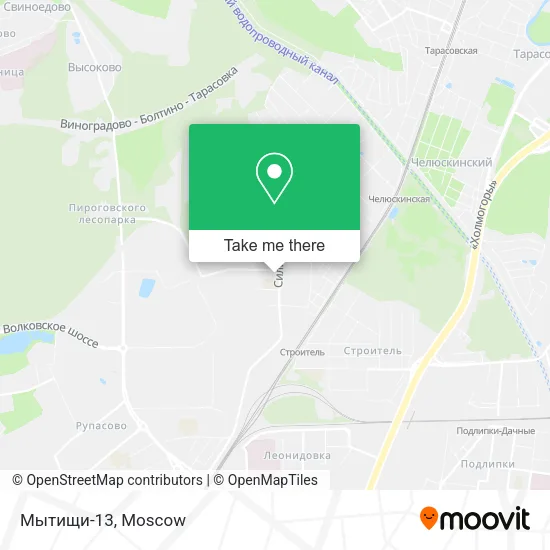 Мытищи-13 map