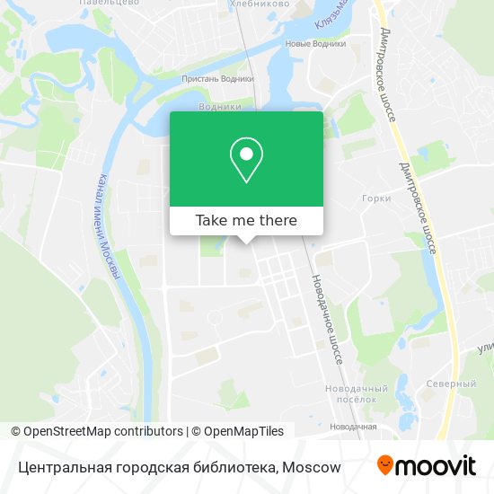 Центральная городская библиотека map