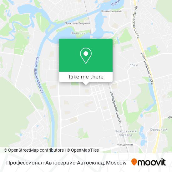 Профессионал-Автосервис-Автосклад map