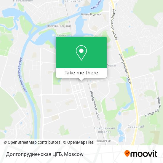 Долгопрудненская ЦГБ map