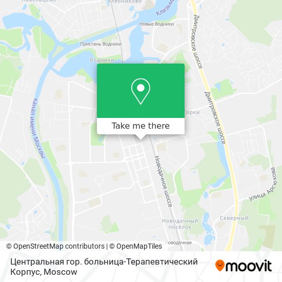 Центральная гор. больница-Терапевтический Корпус map