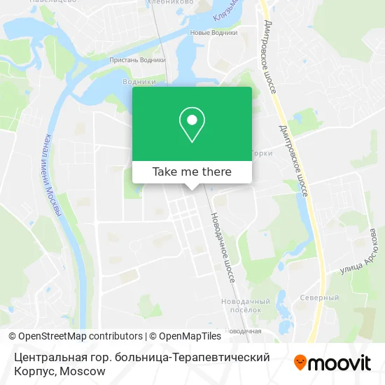 Центральная гор. больница-Терапевтический Корпус map