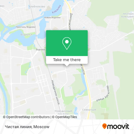 Чистая линия map