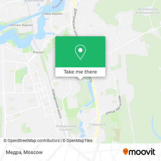Медра map