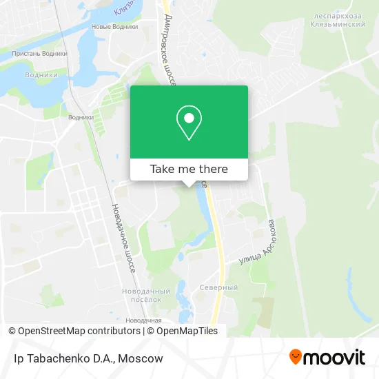 Ip Tabachenko D.A. map