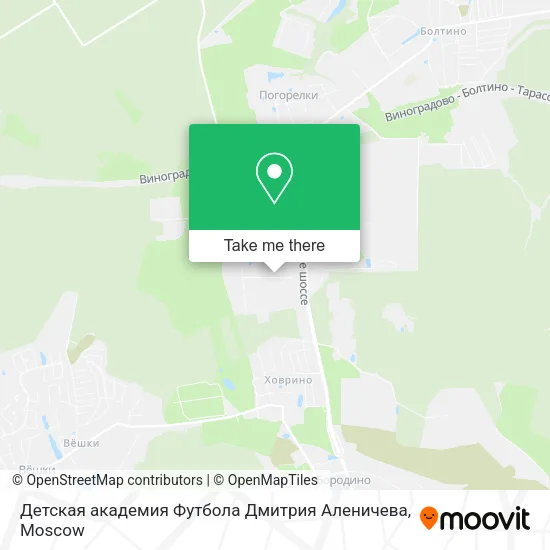 Детская академия Футбола Дмитрия Аленичева map
